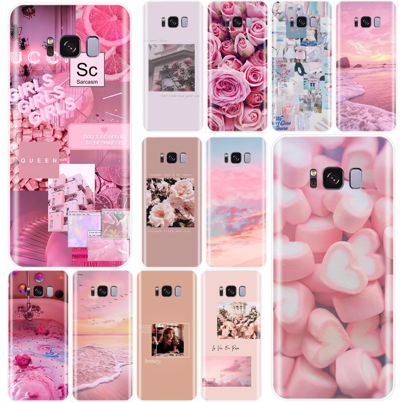 Lock Screen Aesthetic Soft Silicone TPU Phone Case For Samsung Galaxy Note 8 9 S7 S6 EDGE S8 S9 S10 Plus | Мобильные телефоны и
