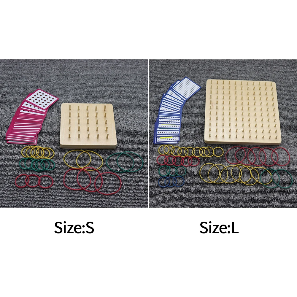 Math With Card Inspire Imagination Early Education Nail Geometry Board Set Kids Toy Space Figure Funny Intelligence Graphical