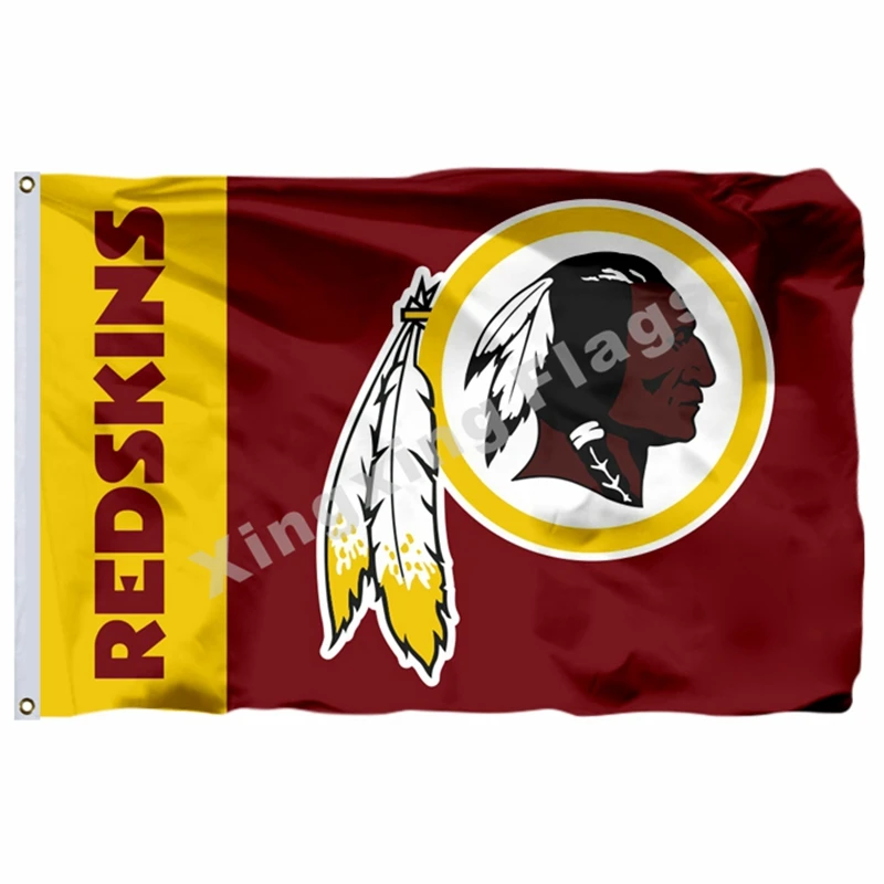 Washington Redskins нации 3ft X 5ft полиэстер баннер летающие Размеры № 4 90X150 см Изготовленный На Заказ Флаг