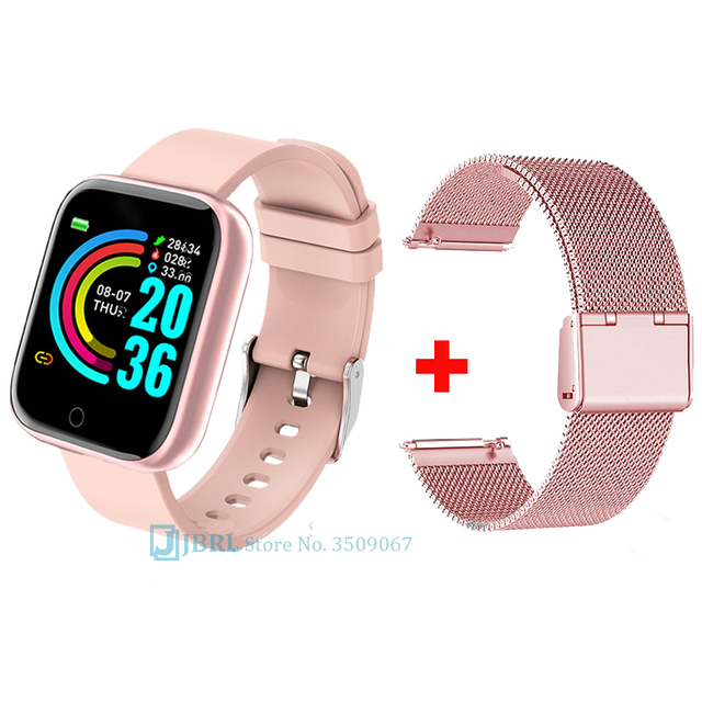 Ladies Sport Bracelet Smart Watch Women Smartwatch Men Smartband Android IOS Waterproof Fitness Tracker Smart Clock Mens