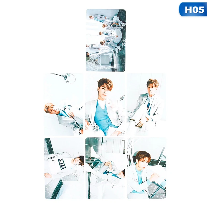 5 7 шт./компл. KPOP Astro альбом голубого пламени членов Бумага ЛОМО карта фото Фотокарта вентиляторы коллекция подарков - Цвет: 5