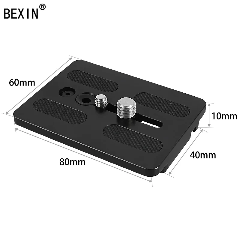 

Quick Release Plate Dslr Camera Support Bracket Plate With 1/4 3/8 Inch Mounting Screw For Weifeng 717 Tripod Hydraulic head
