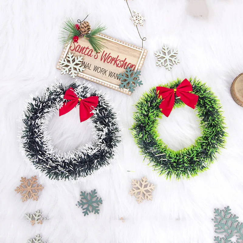 

Christmas Decorations for Home Mini Bow Christmas Tree Garland Hanging Ornaments Pendant New Year 2020 Adornos De Navidad 2019