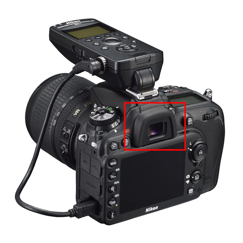 Зеркальными камерами окуляр камеры видоискатель DK-23 наглазник для NIKON D100 D200 D300 D600 D7000 D7100 D90 D80 D70S D70 D60