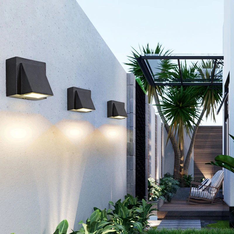 Modern Minimalist Wall Lamp LED Aluminium Sconce IP65 Waterproof Home Stairs Bedroom Bedside Bathroom Wall Light Decor