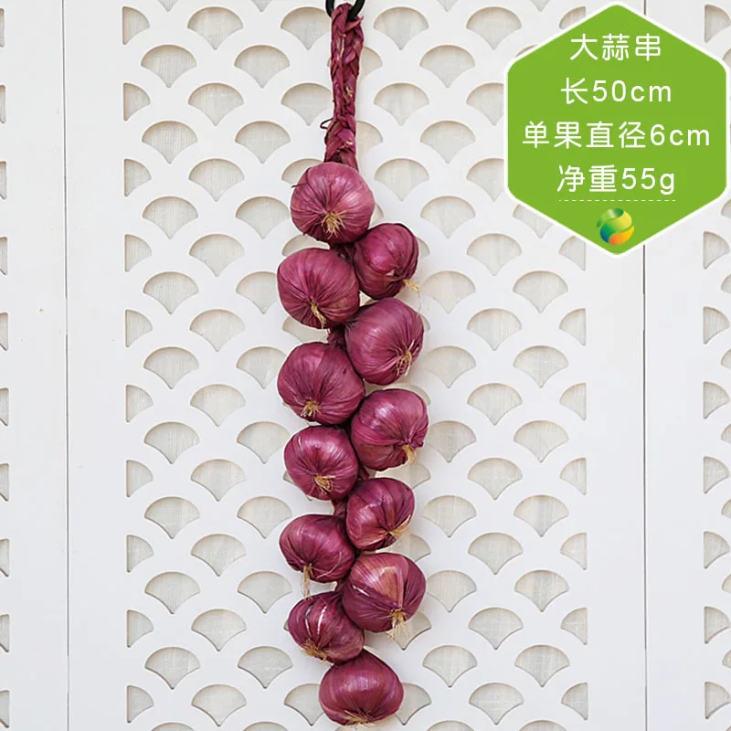 Vegetable 2 Искусственное Моделирование овощей и фруктов имитация чеснока красный перец банан для украшения дома ресторан кухня кулон - Цвет: Vegetable 2