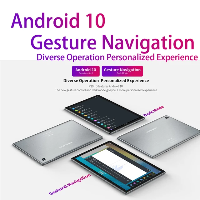 Teclast – Tableta inteligente con pantalla IPS de 10,1" y CPU Octa Core, tablet PC con 4G y llamada telefónica, 4GB ram, 64GB rom, resolución 1920x1200, Android 10, GPS, procesador SC9863A, batería de 6000mAh, P20HD Teclast – Tableta inteligente con pantalla IPS de 10,1" y CPU Octa Core, tablet PC con 4G y llamada telefónica, 4GB ram, 64GB rom, resolución 1920x1200, Android 10, GPS, procesador SC9863A, batería de 6000mAh, P20HD
