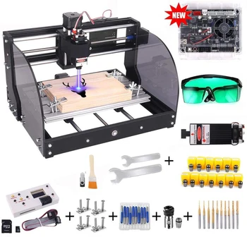 

Upgrade CNC 3018 Pro Max 15w DIY 3Axis Laser Engraver GRBL PBC Milling Laser Engraving Machine Wood Router 3018 Pro With Offline