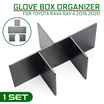 

For Toyota RAV4 RAV 4 2019 2020 Car Aoto Central Armrest Interval Central Console Tidying Box Storage Box Car Accessories