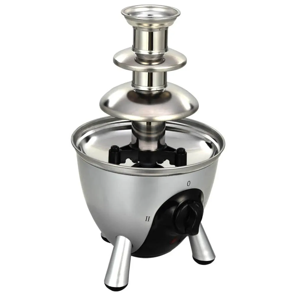 

Mini Chocolate Fountain Creative Chocolate Melt With Heating Fondue Machine 3 Layers DIY Melt Waterfall Pot