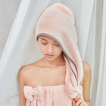 

Bathroom Microfiber Bath Hair Towel Set Soft Shower Wearable Towel Dress Quick Drying Hair Turban Hat Towel Bath Washcloth 1set