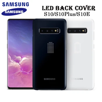 

Official Original Samsung S10 LED Back Cover Smart Case For Galaxy S10E S10 plus Mood Lighting Informing Icons EF-KG975 SM-G9730