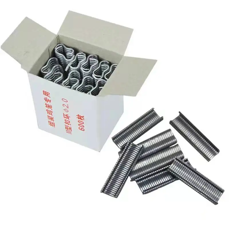 Chicken Cage Clamp Tool Pet Tongs Pliers Rabbit Quail Birdcage Installation 600pcs M Nails Cage Wire Fencing Clamp Combinat
