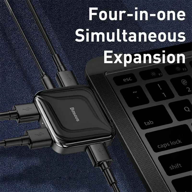 Baseus USB HUB 2 0 Multi 4 in 1 USB Port Hab Expander Splitter USB HUB 3