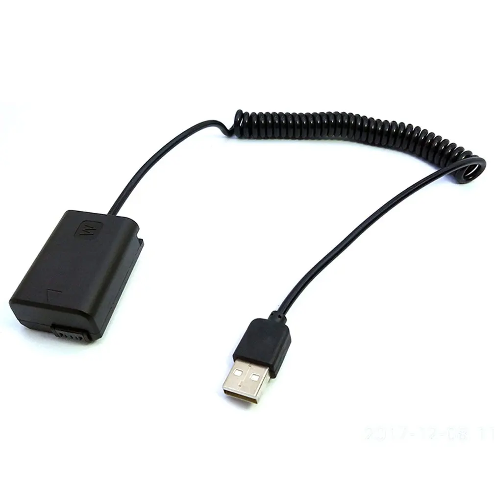 5V 2A 4A AC PW20 NP FW50 USB пружинный кабель адаптер для Камера Альфа NEX F3 5R 5T 3N 5N A33 A37 A55 A5000 A6000