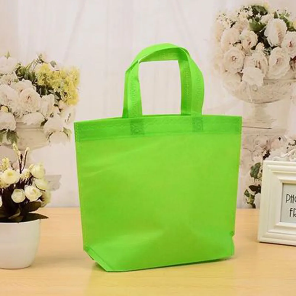1 шт. нетканые Бакалея складная сумка для покупок многоразовая эко-сумка для сумки - Цвет: green
