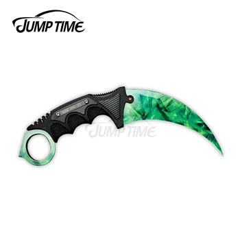 

Jump Time 17cm x 12cm for KARAMBIT Tactical Knife CSGO Skin Auto Decal Bumper Window Car Stickers Vinyl Anime Waterproof Decor