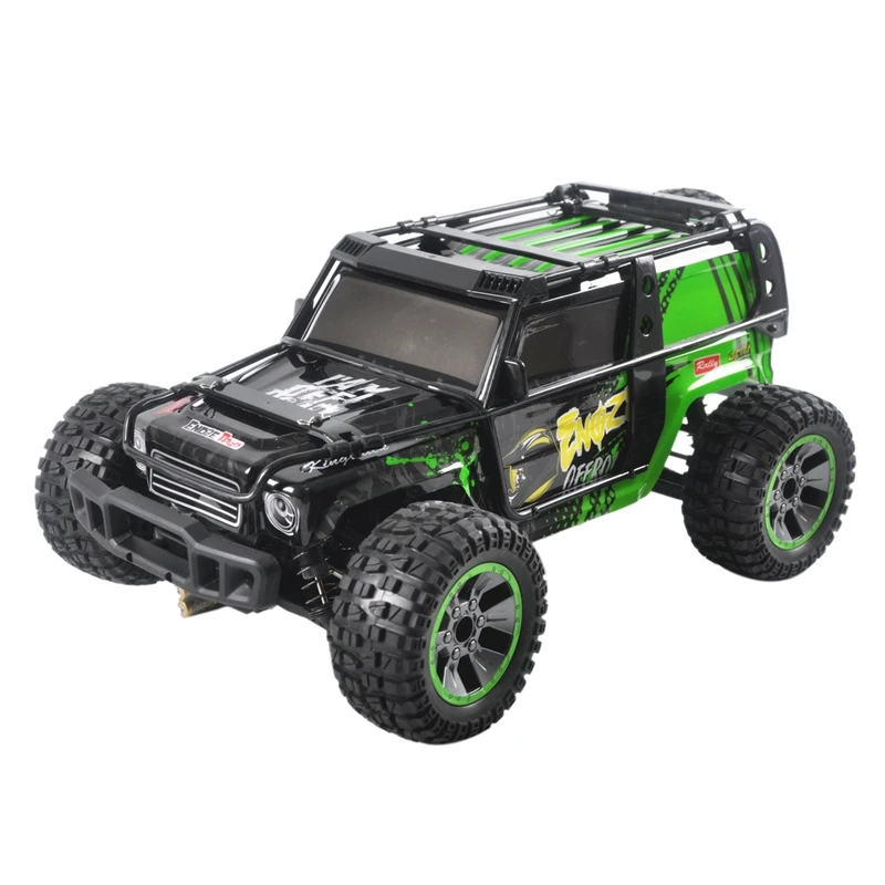 green remote control truck