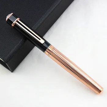 

High-quality diamond Fountain Pen Luxury Ink Pens for School Business Office Supplies 0.5mm Medium Nib Heavy Pen Caneta