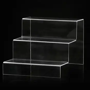 

Acrylic Plastic Retail Riser Counter Display Plinth Display products Perfect for Shops, Stalls, Ornaments, Models etc (Clear)