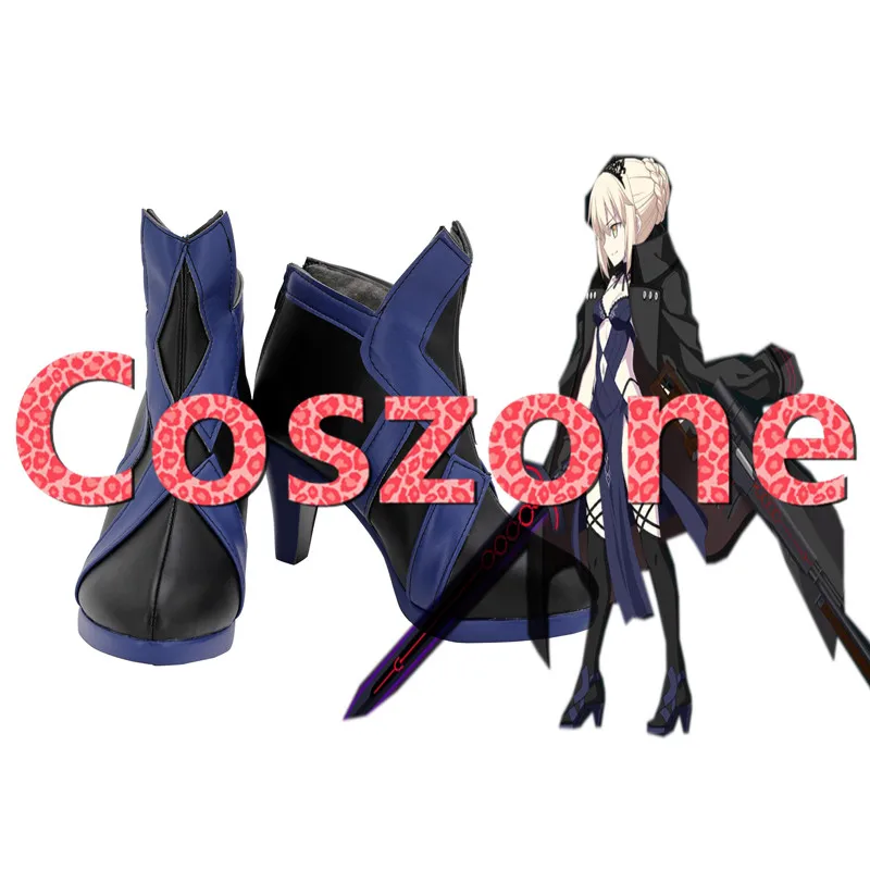FGO Fate Grand Order Saber Alter Rider Cosplay Shoes Boots Halloween Costume Accessories | Тематическая одежда и униформа