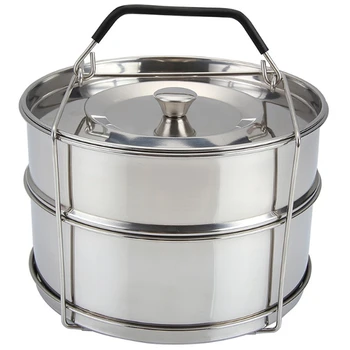 

Hot Sale Stackable Stainless Steel Pot Stainless Steel Steam Grid Pressure Cooker Steamer Pressure Cooker Accessories
