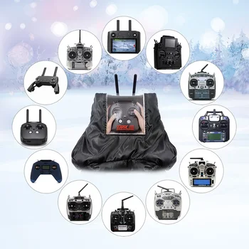 

Hand Warmer Waterproof Protection Case Remote Controller Glove Magic Sticker Winter Warm RC Transmitter For DJI Mavic Mini Air 2