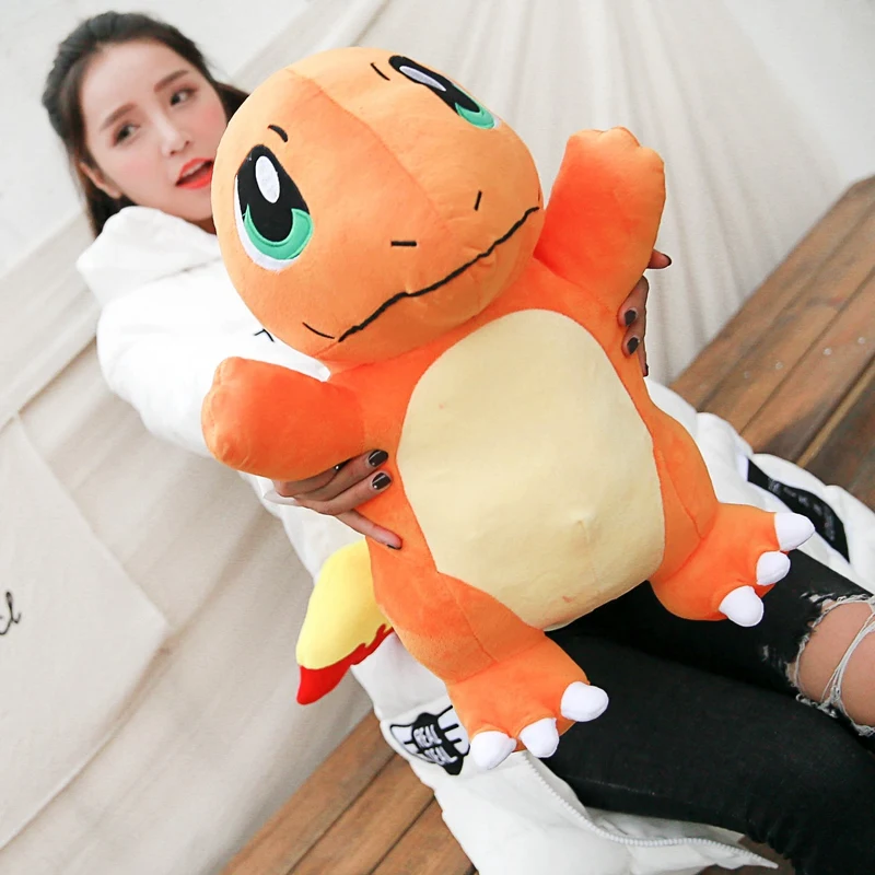 Explosion Model Pet Elf Jenny Turtle Little Fire Dragon Plush Toy Doll Pok�mon God Beast Ball Rag Doll Pillow Home Living Room B