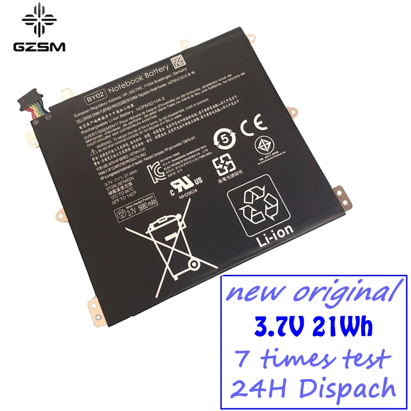 GZSM Аккумулятор для ноутбука BY02 для hp NX9420 BY02021 HSTNH-C13C Аккумулятор для ноутбука HSTNH-C13C-S 1003723 738676-541 зарядное устройство для ноутбука