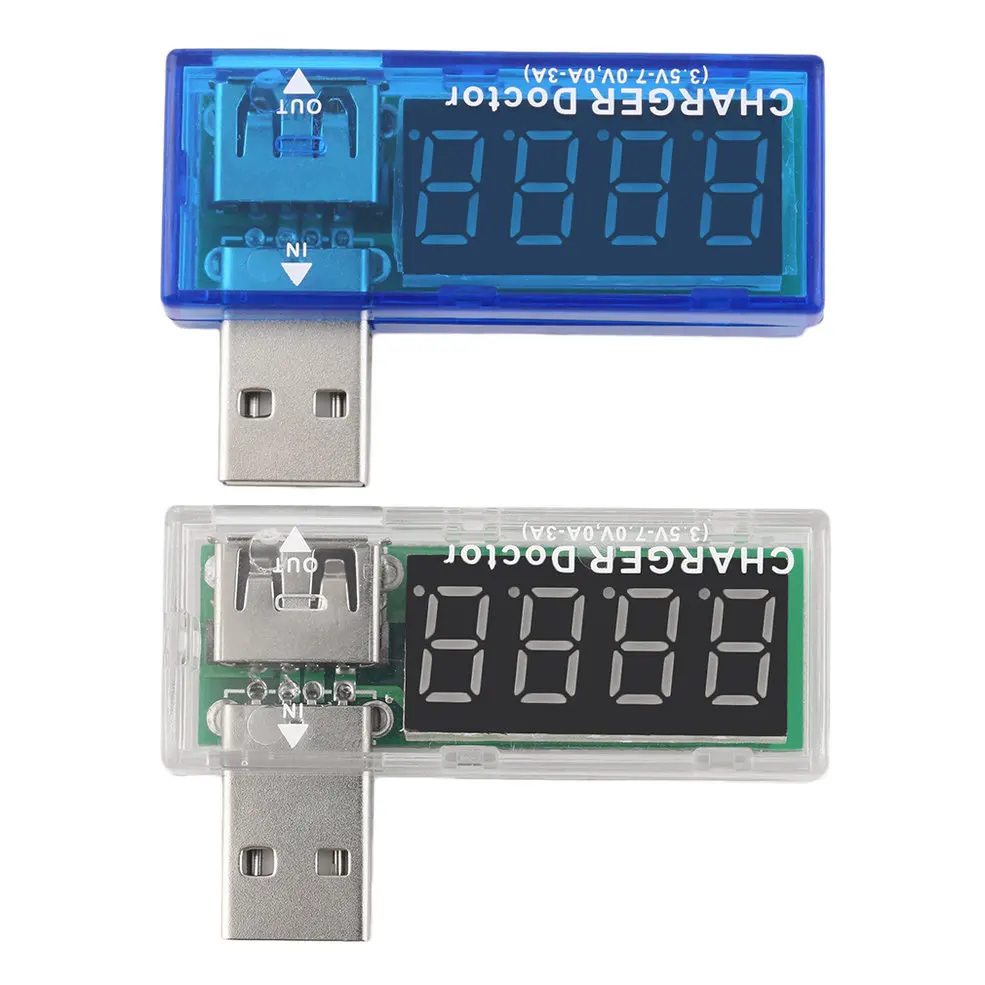 Легко и удобно USB зарядное устройство Доктор мобильный аккумулятор тестер мощность детектор напряжение измеритель тока 3,5-7,0 в 0-3A