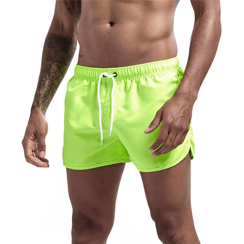 New Men Fitness Bodybuilding Shorts Man Summer Gyms Workout Male Breathable Mesh Quick Dry Sportswear Jogger Beach Short Pants