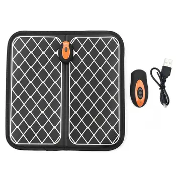

Foot Massager Machine Electric Massage Mat Feet Spa Massage Folding Portable Circulation 6 Modes 10 Intensity