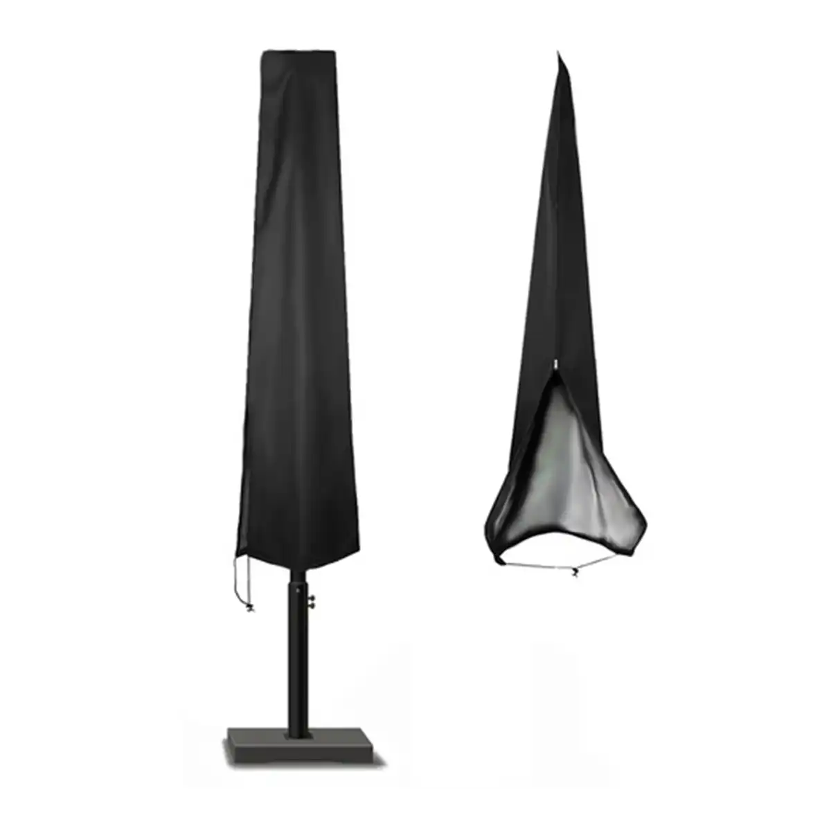 Parasol Cover Patio Offset Umbrella Cover With Zipper Waterproof Banana Cantilever Parasol Umbrellas Cover Black Rain Covers Aliexpress