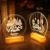 QIFU Eid Mubarak Decor Орнамент Light Eid Kareem Ramadan Decor for Home Ramadan Mubarak Eid Al Adha Islamic Muslim Party Decor