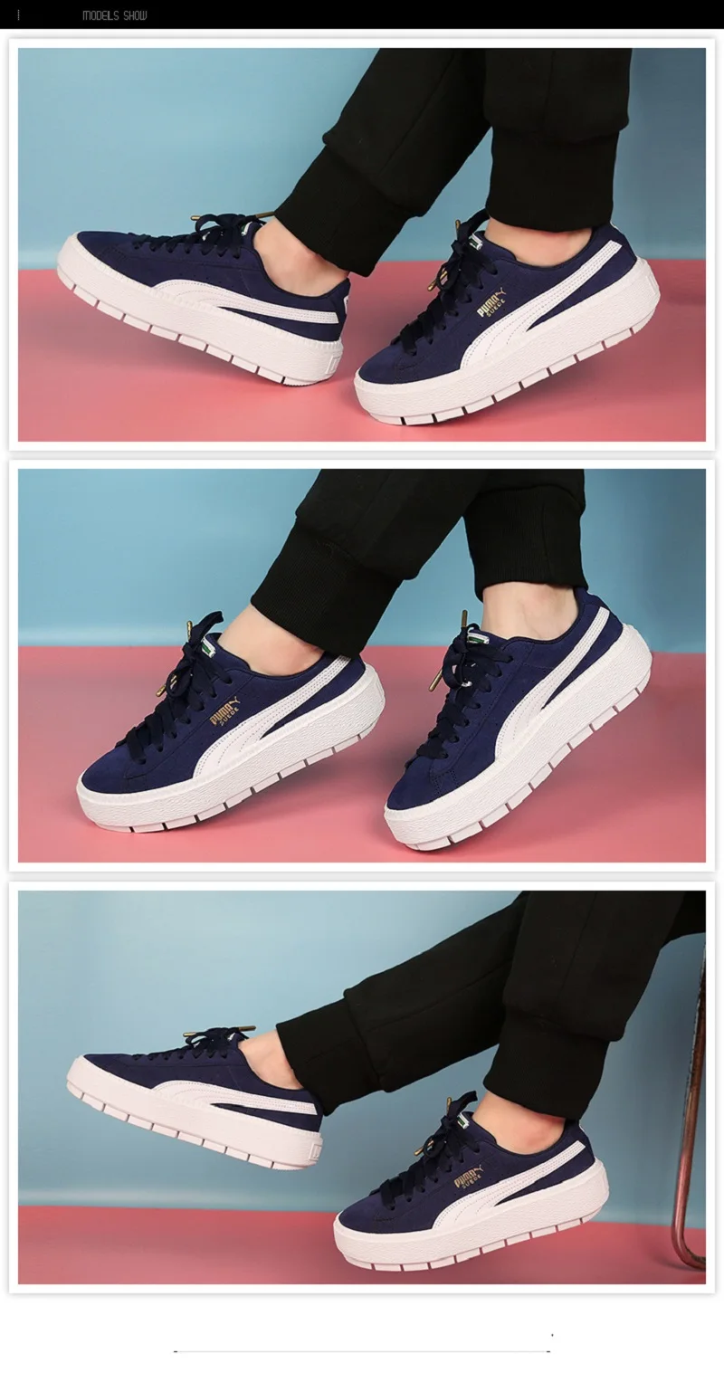 И аутентичный PUMA платформа следа Для женщин Скейтбординг кроссовки весна Новое поступление 36798002