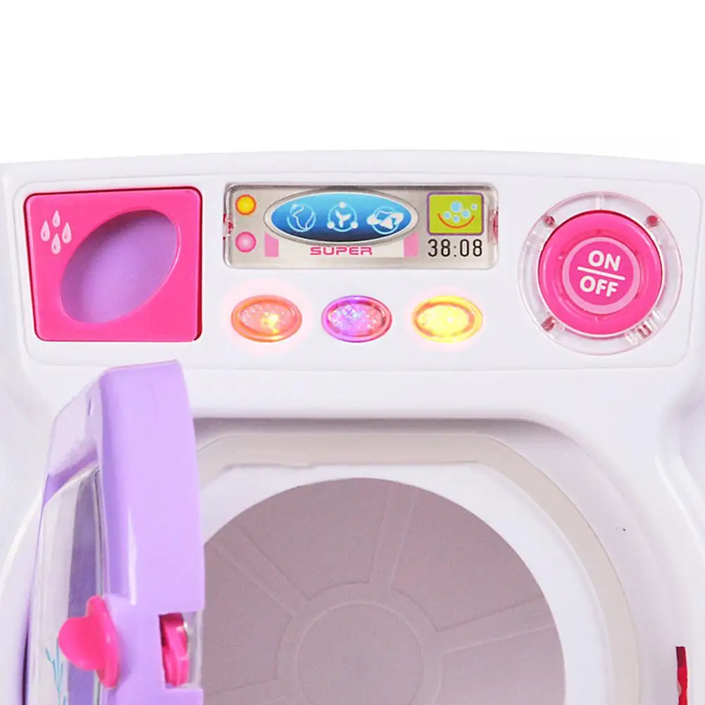  Children Play House Game Large Simulation Washing Machine Toy (Random Color) Children Play House To
