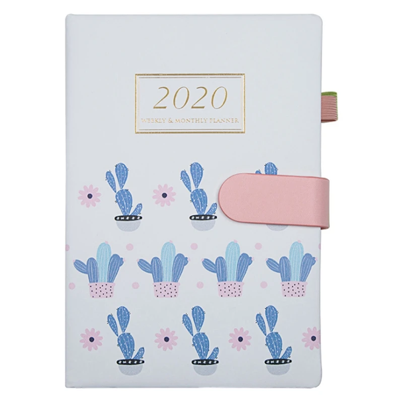 Planner Organizer Diary A5 Notebook and Journal Weekly Monthly Note Book Travel Notepad School Business Handbook