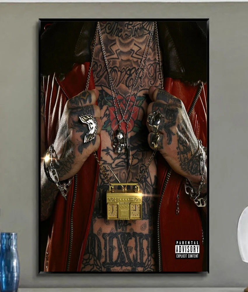 W232 Yelawolf багажник Muzik 3 Обложка Rap Music 2019 модная красивая шелковая ткань настенный