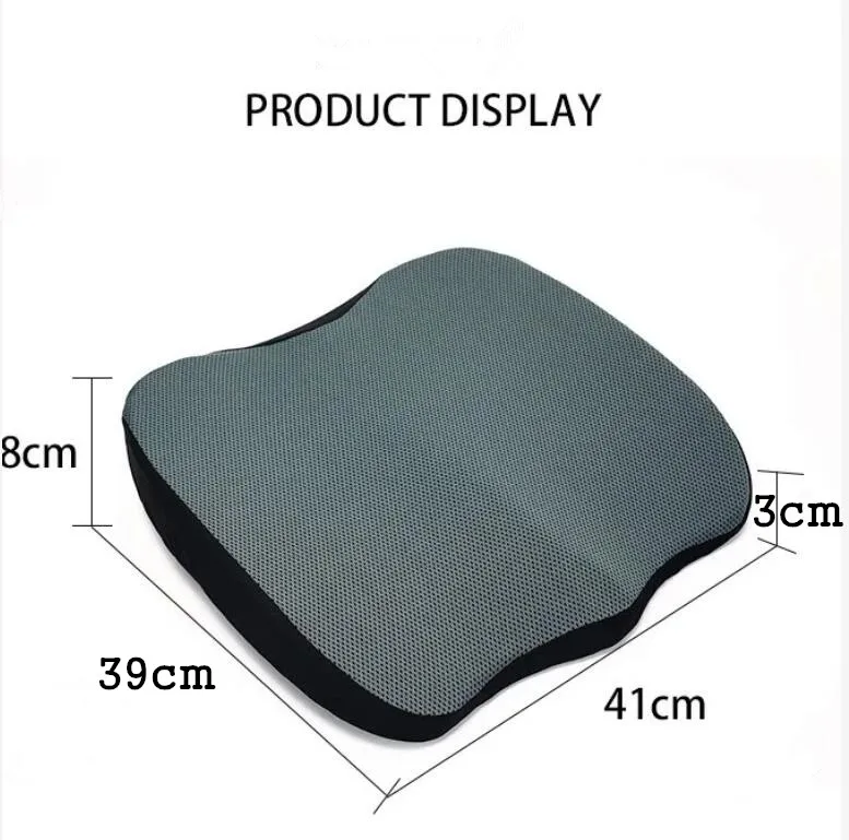 Memory Foam Seat Cushion Pillow Chair Cushion Seat Pad Car Hip Massage Pillow Office Chair pads Support Orthopedic Pain Relief 3