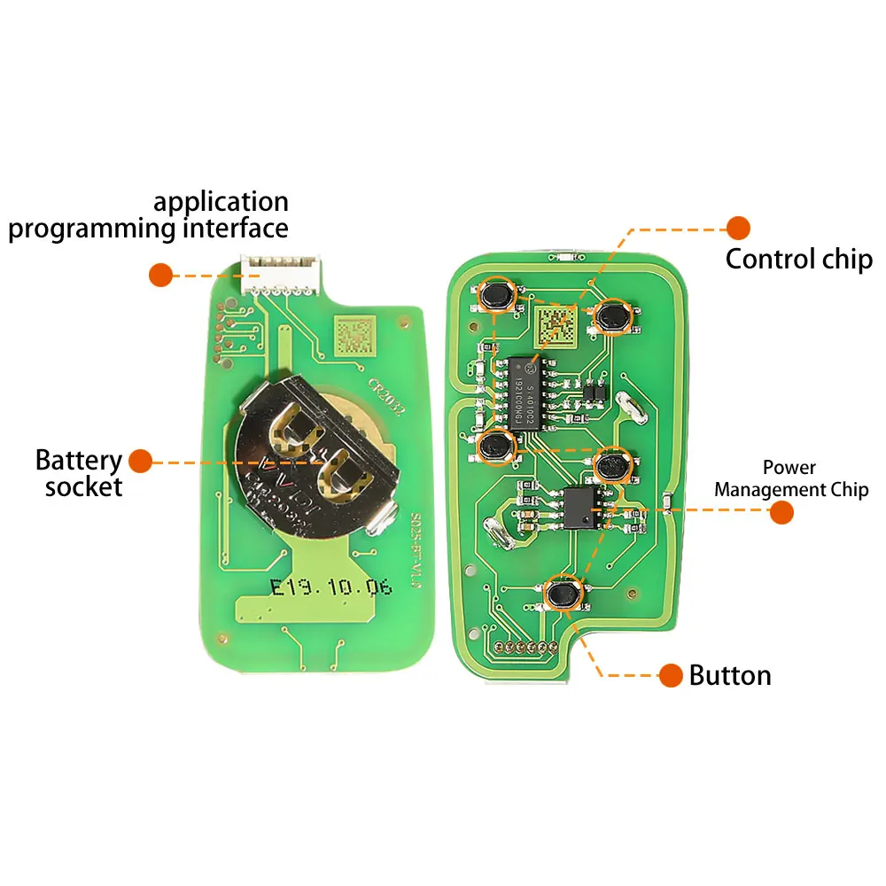 XHORSE XKHO03EN универсальный дистанционный брелок для ключа VVDI с кнопкой