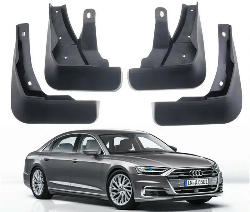 Украшение автомобиля спереди и сзади Брызговики подходят для- Audi A6 C8 седан крыло 4 шт./компл