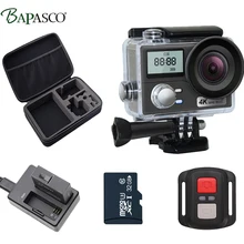 Беспроводной пульт дистанционного управления ultra HD 4K 30 метров водонепроницаемый WiFi 2,0 'экран Шлем профессиональная спортивная DV камера