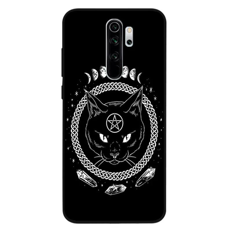 Witchcraft Witch Moon Black Silicone Soft Phone Case For Redmi 9 8 6 7A 6 Plus NOTE 9 8 7 6 5 PRO 9S 8T Luxury printed shell phone cases for xiaomi