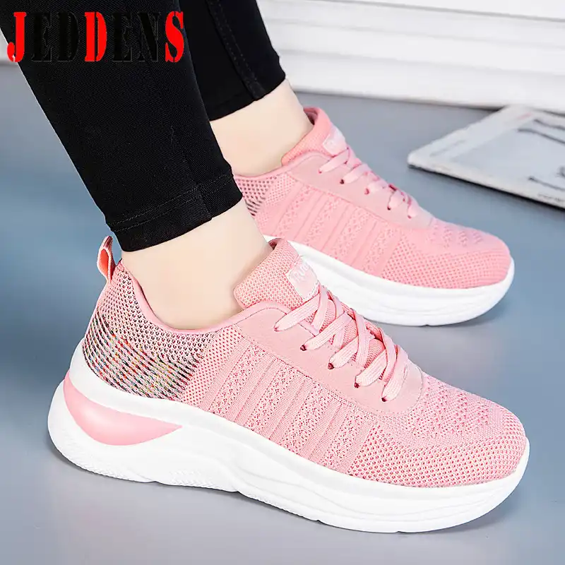 pink platform tennis shoes