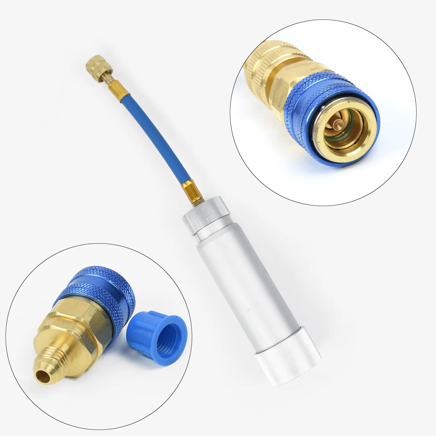 Turn A/C Наполнитель впрыска масла автомобиля профессиональный авто UV03QC12L SAE R134A