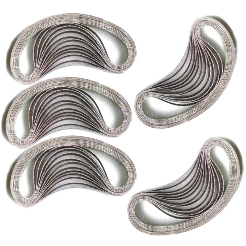 

60pcs Sanding Belts 13x457 Mm 40/60/80/120/180/240Grit For Black&Decker More Durable Higt Quality
