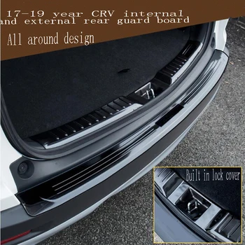 

Tailgate rear guard apply only for Honda CRV refit 17-19year CRV stainless steel / material special decoration