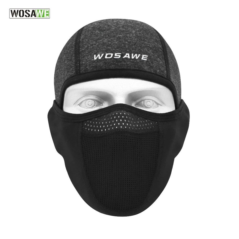 WOSAWE растягивающаяся флисовая вязаная шапочка Лыжная Спортивная велосипедная