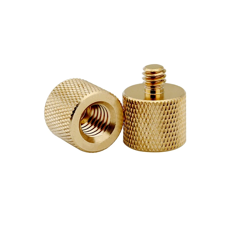 Комплект из 2 предметов золотистого цвета Цвет 3/8 &quotЖенский до 1/4&quot штатива винт