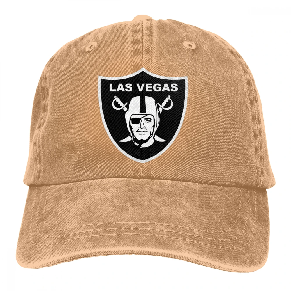 Las Vegas Casquette черные унисекс Мужские Женские джинсовые бейсболка с ремешком кепки регулируемые Гольф папа шляпа - Цвет: Хаки